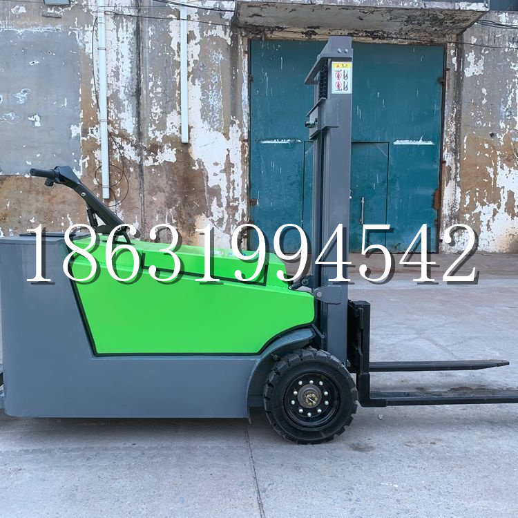 东沙群岛小型电动叉车1吨2吨步行站驾式电瓶堆高充电装卸车液压升降车铲车